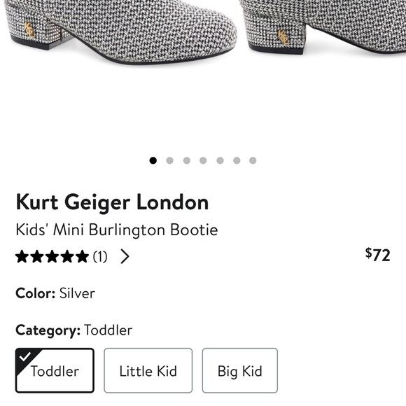 Kurt Geiger Mini Burlington Bootie 12M. Great condition. Still in original box. - Picture 9 of 11